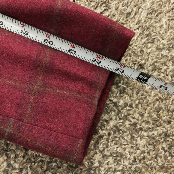 Brooks Brothers Burgundy Plaid Blazer - Picture 9 of 11